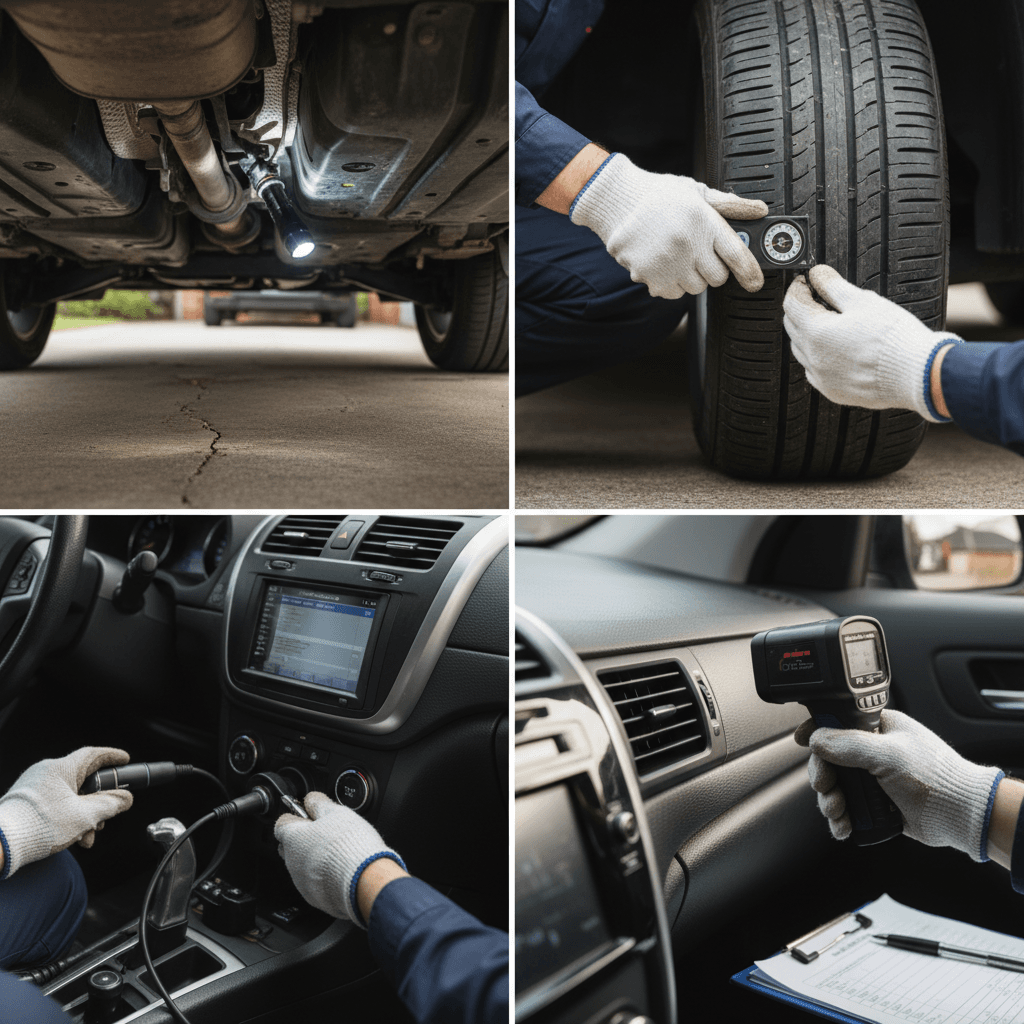Comprehensive inspection - detailed multi-point assessment